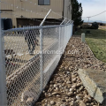 PVC / galvanizado elo da cadeia de malha como cerca de construção